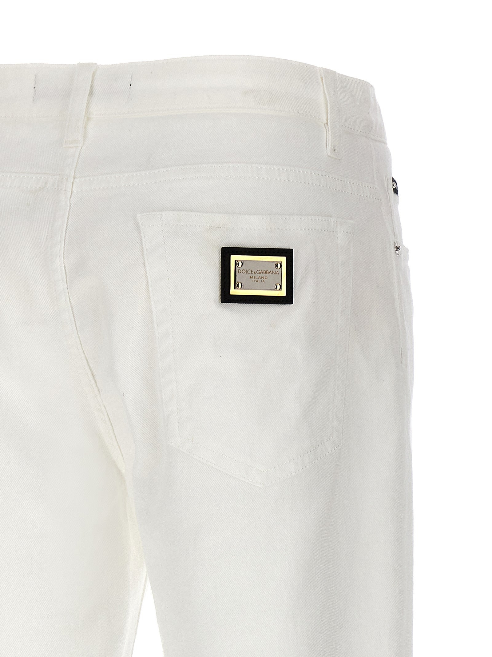 Dolce & Gabbana Women Logo Plaque Jeans - 4