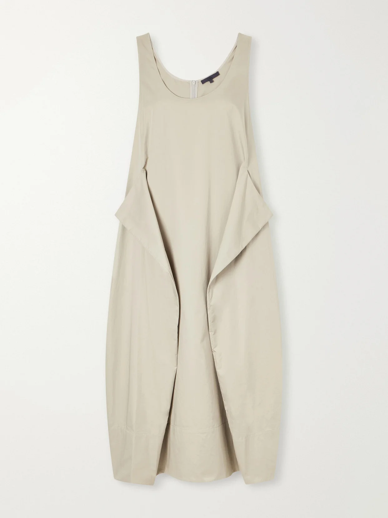 Cotton-poplin Midi Dress - 1