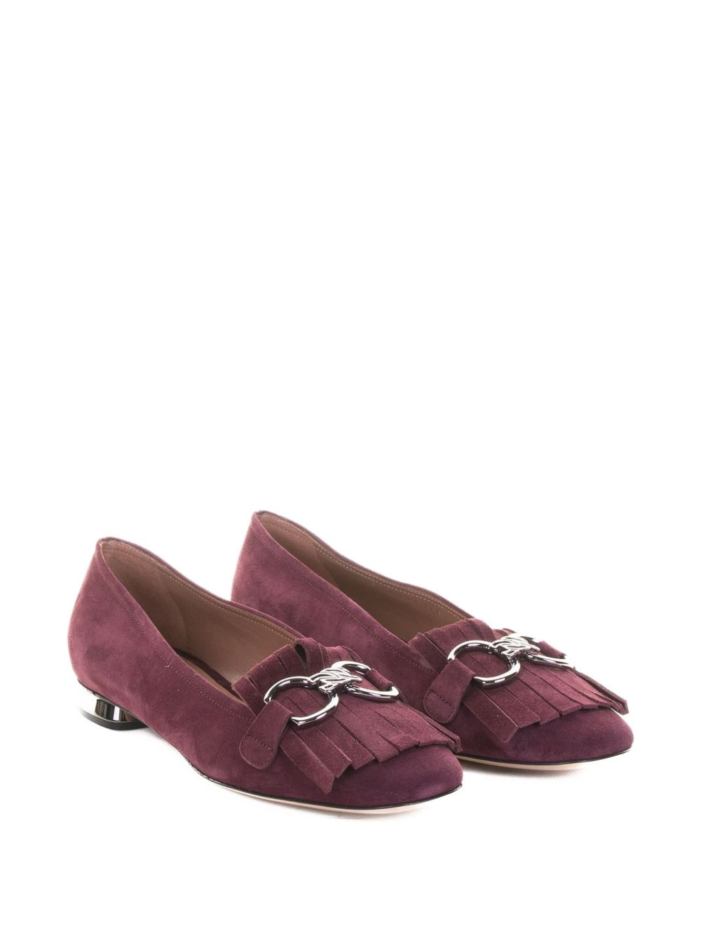 fringe-detail suede pumps - 2