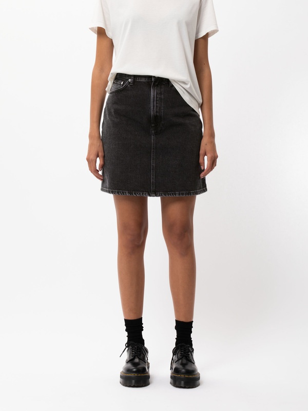 Hanna Skirt Black Trace Denim - 2