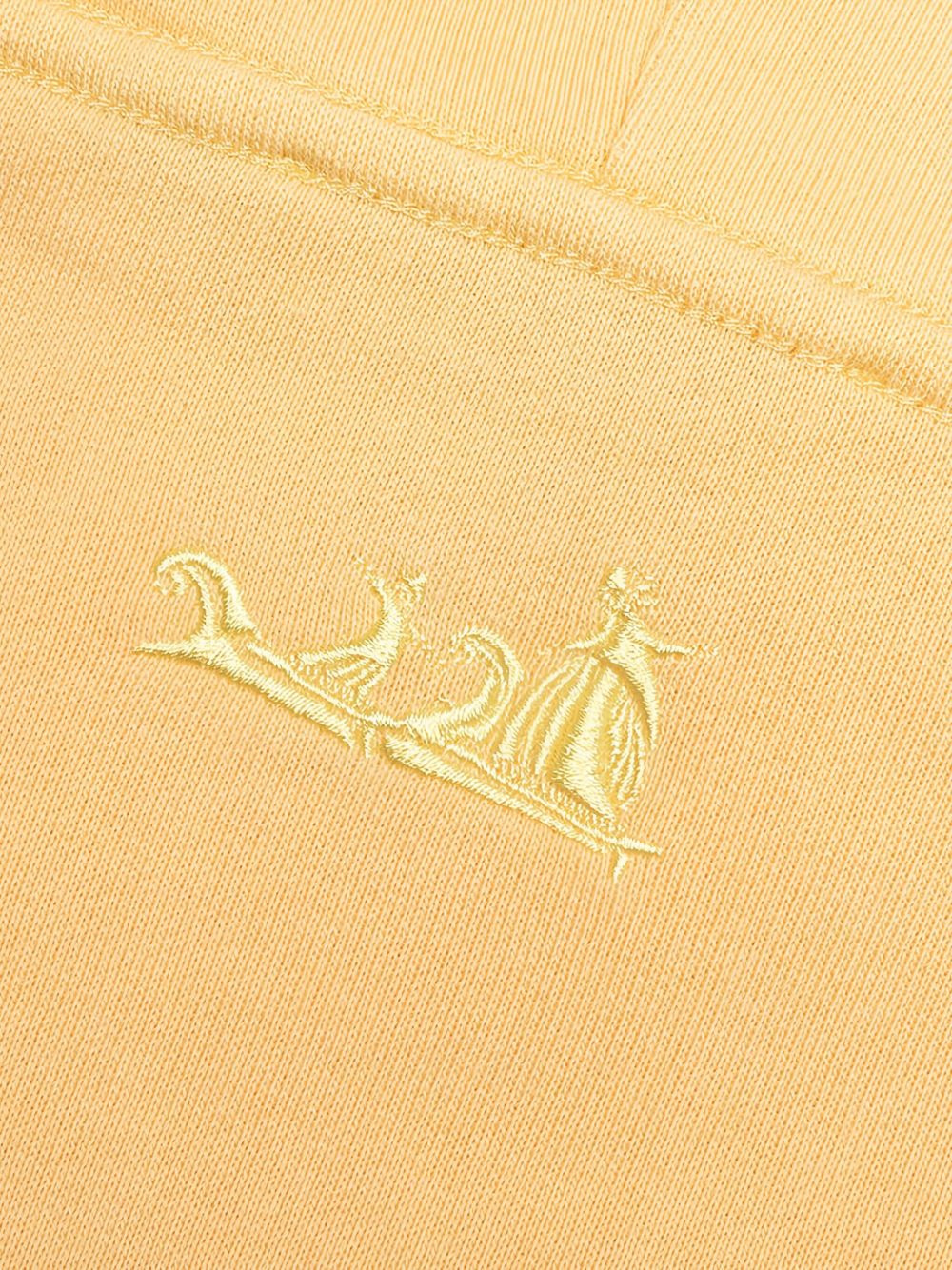 ombre palm-tree hoodie - 4