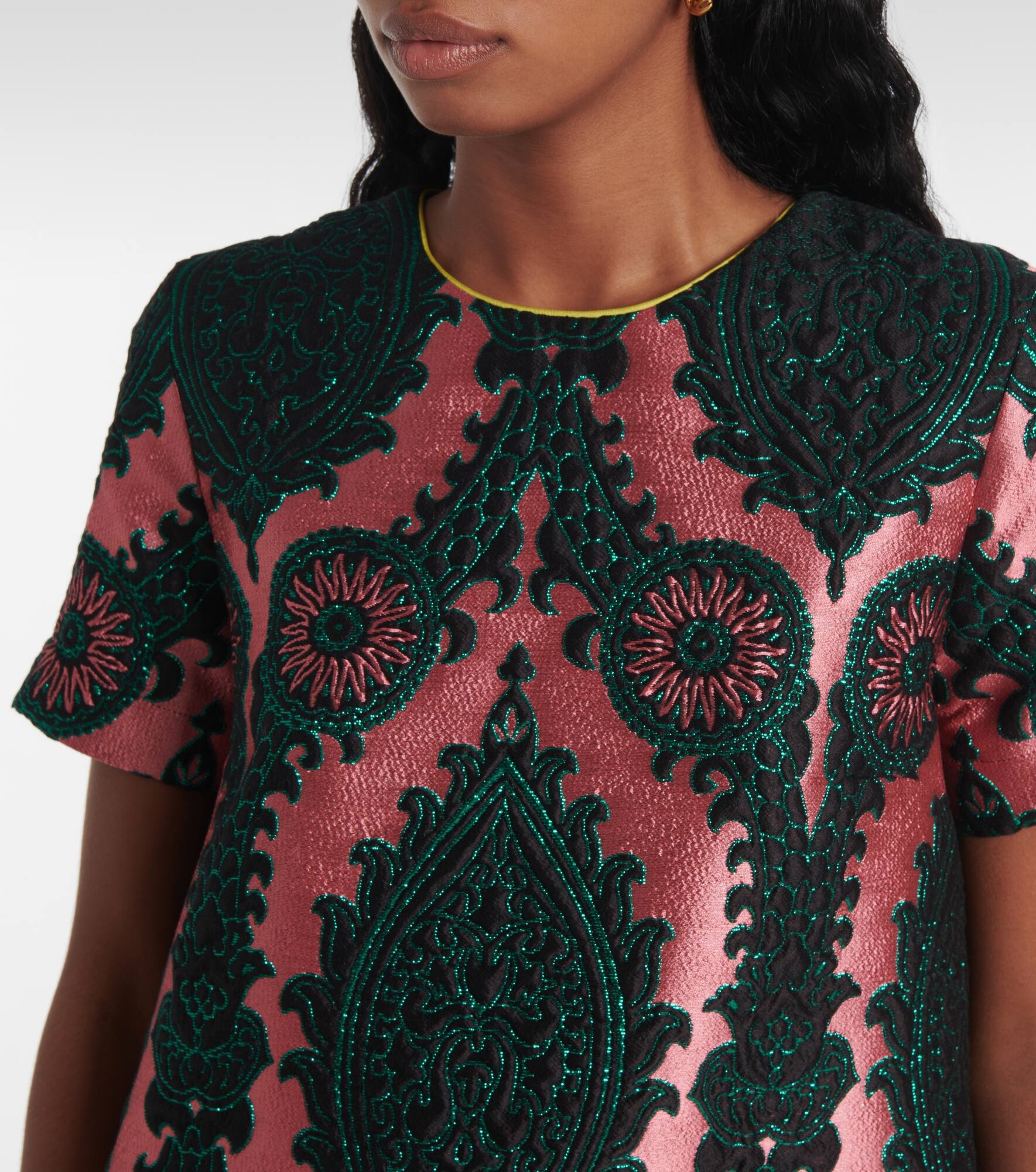 Mini Swing jacquard minidress - 4
