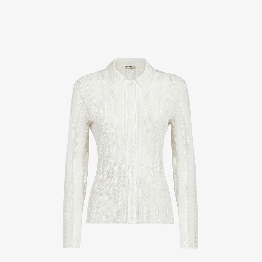 White lace cardigan - 1
