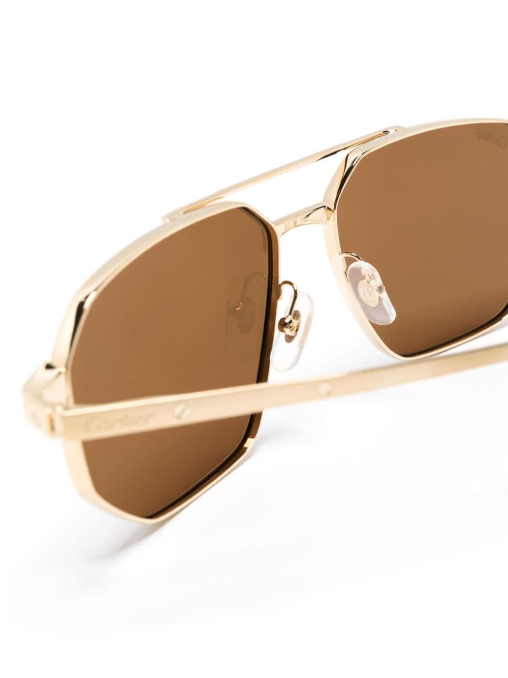 Santos de Cartier pilot-frame sunglasses - 3