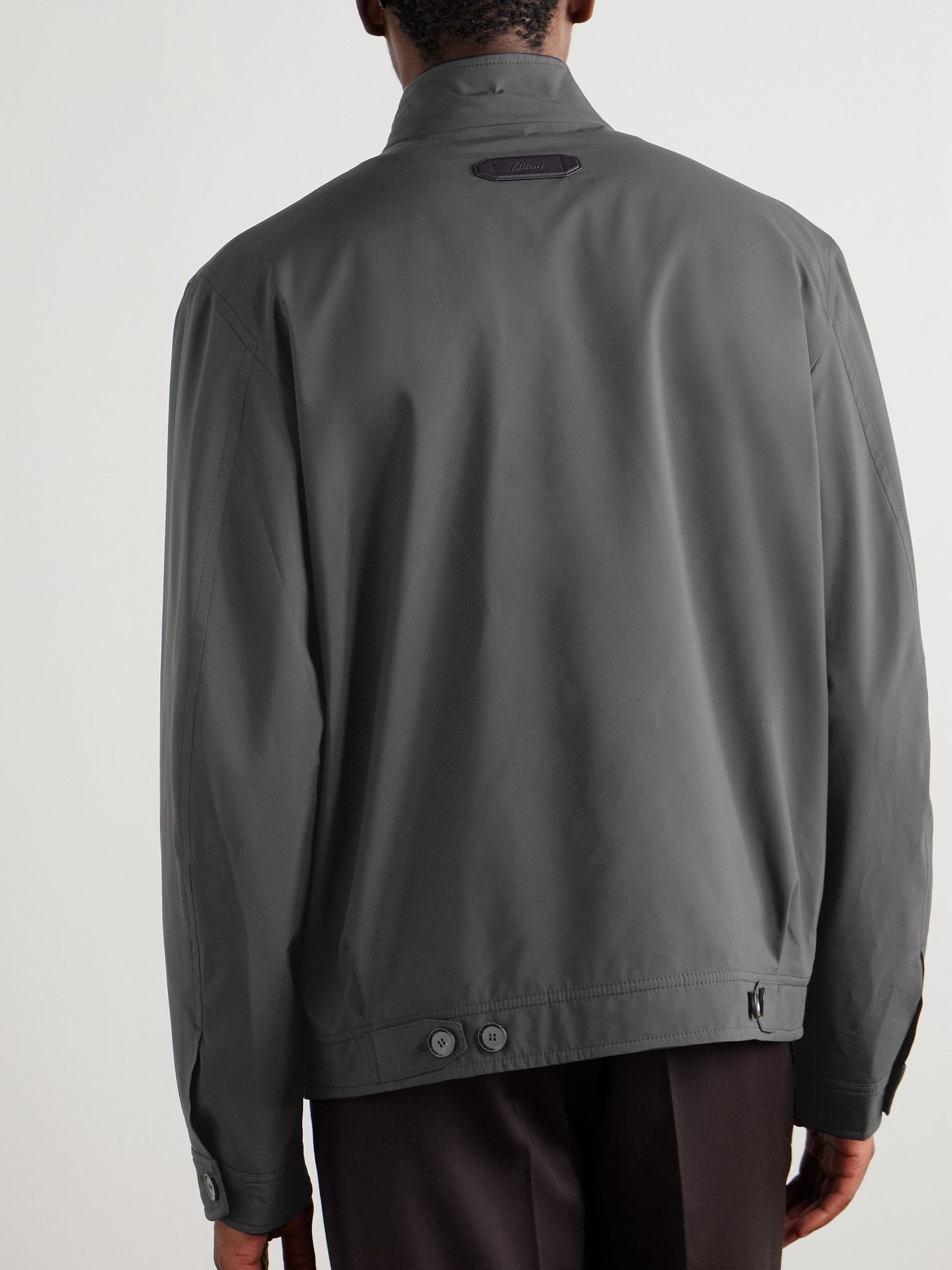 Padded Shell Blouson Jacket Navy - 3