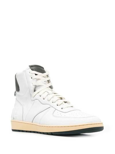 Rhude high-top leather sneakers outlook