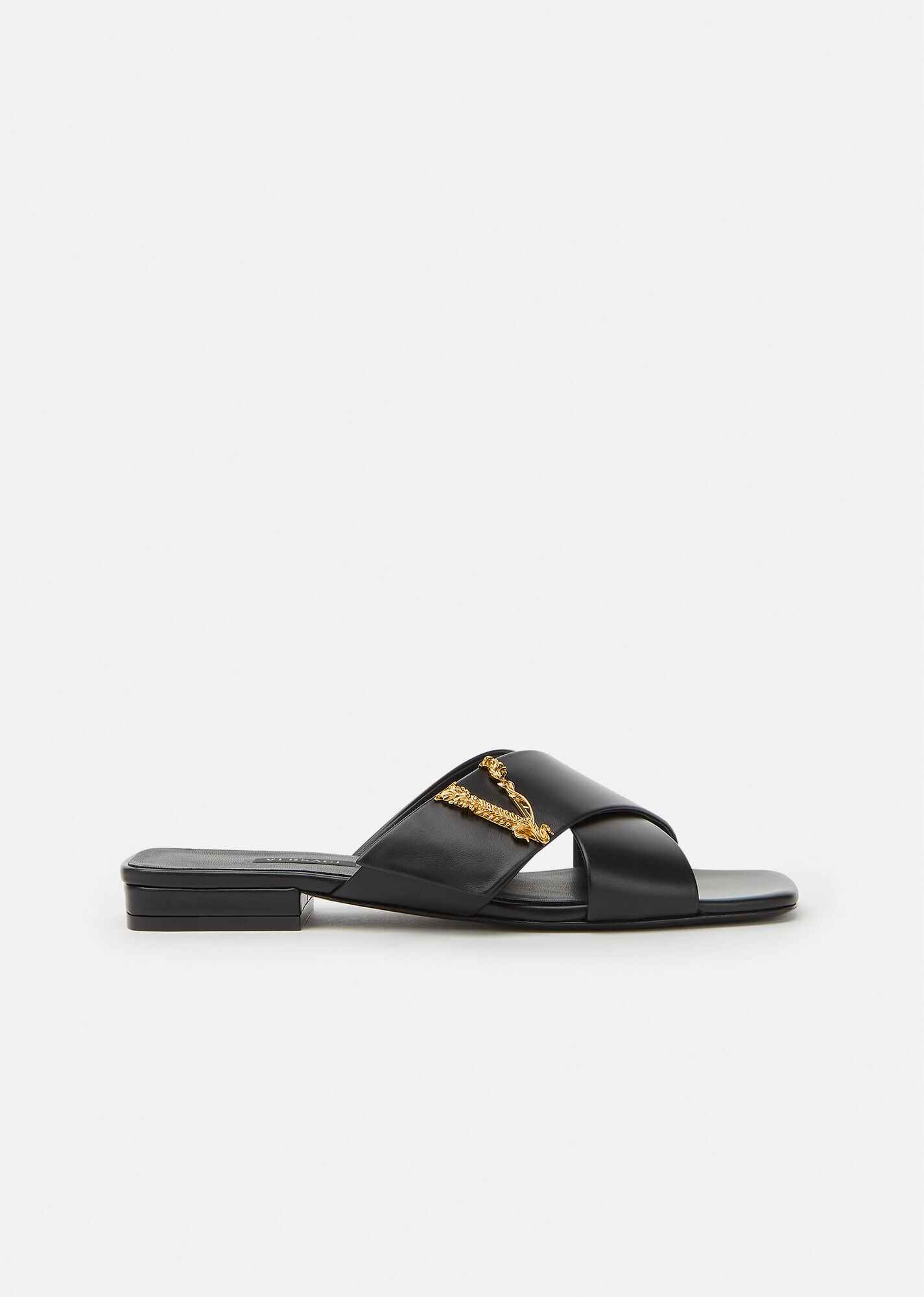Virtus Leather Slides - 1