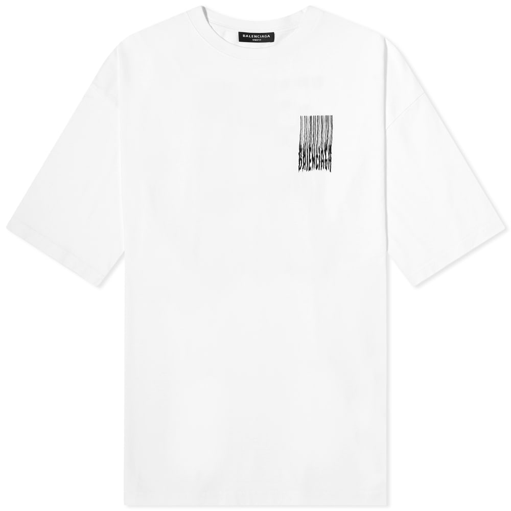 Balenciaga Barcode Logo Oversize Tee - 1