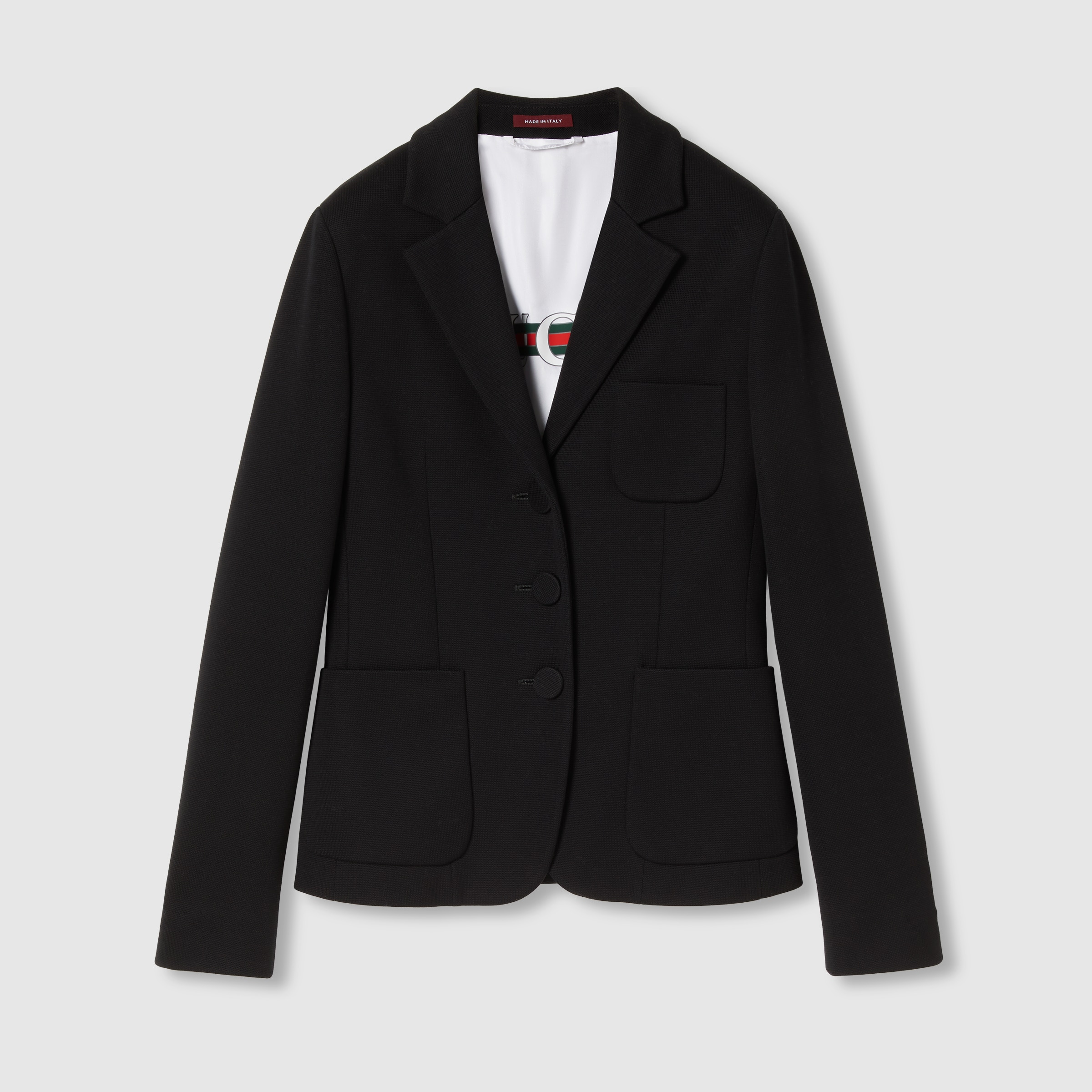 Cotton jersey jacket - 1