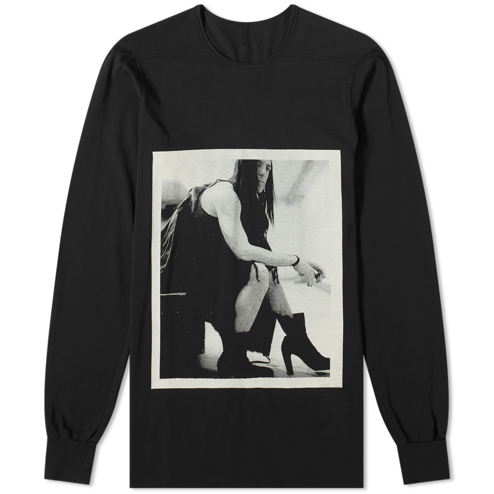 Rick Owens DRKSHDW Long Sleeve Rick Photo Tee - 1