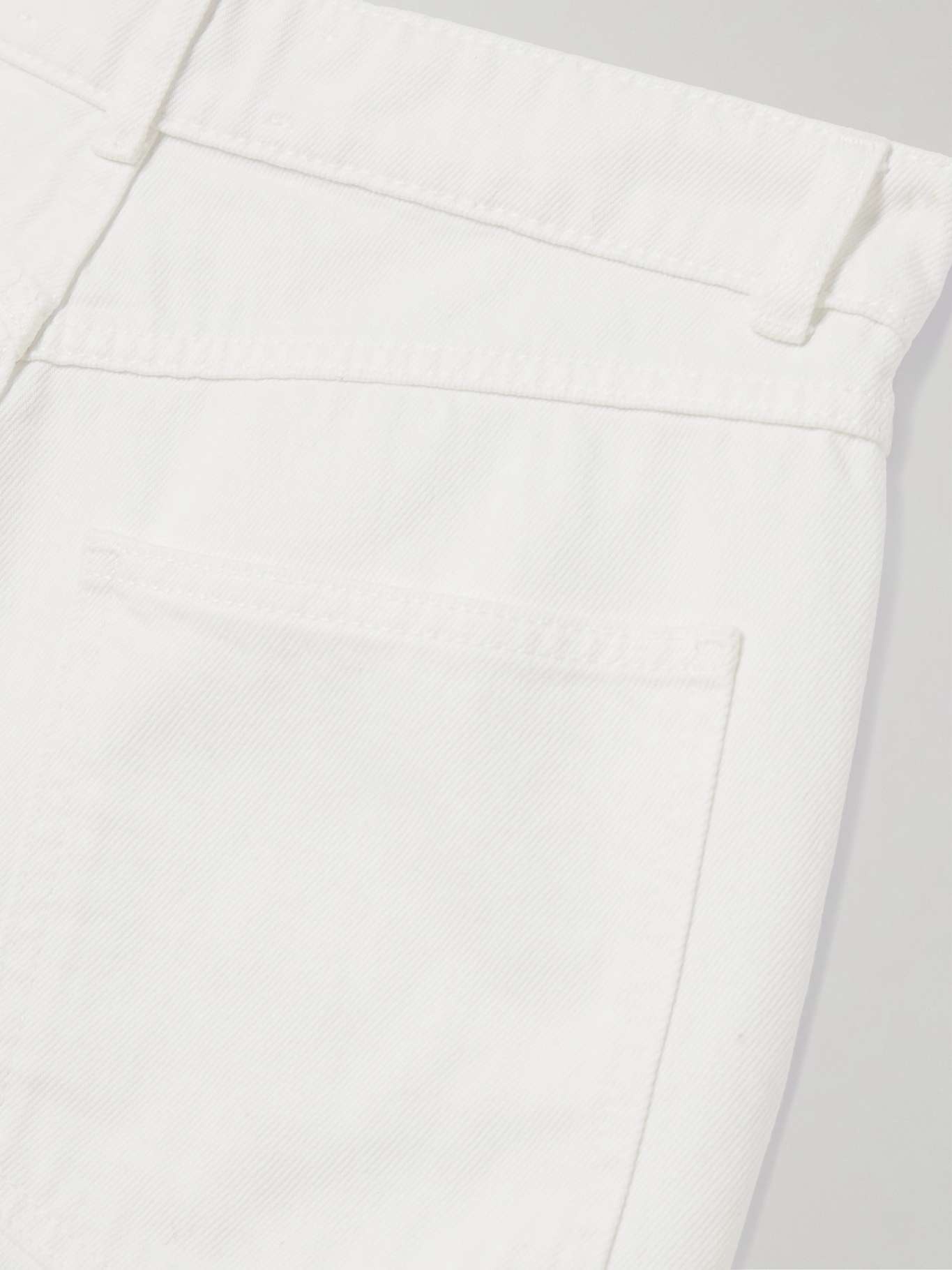Mid-rise straight-leg jeans White - 6