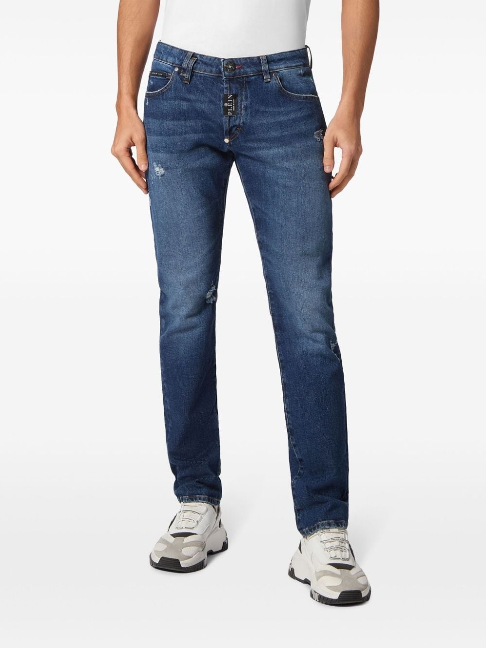 mid-rise skinny jeans - 2