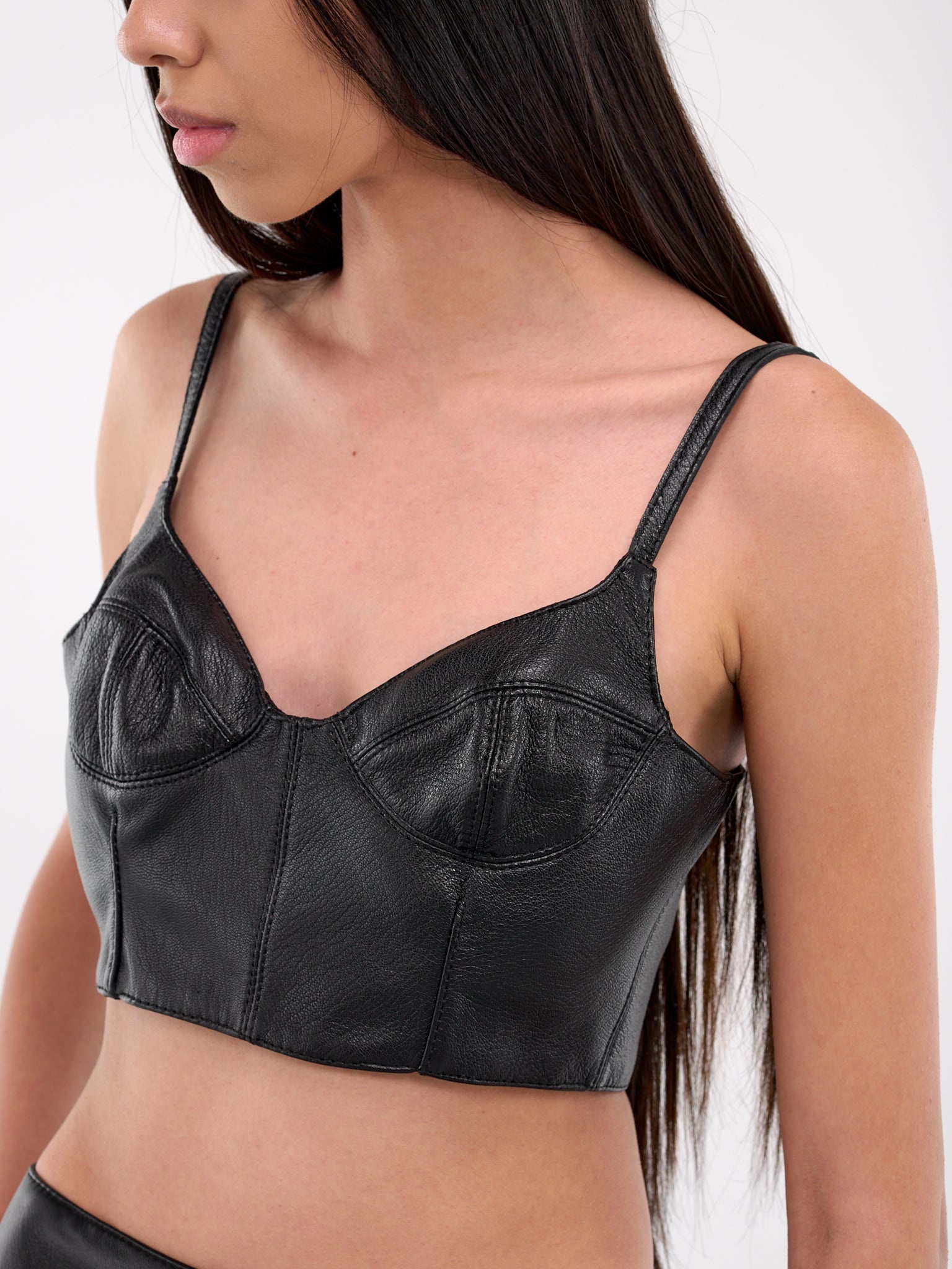 Cami Cup Leather Top - 5