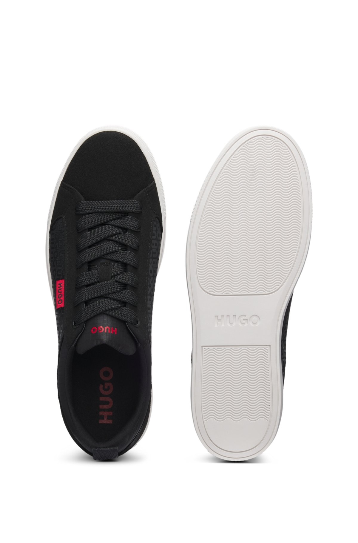 LOW-TOP TRAINERS WITH MONOGRAM DETAILS - 4