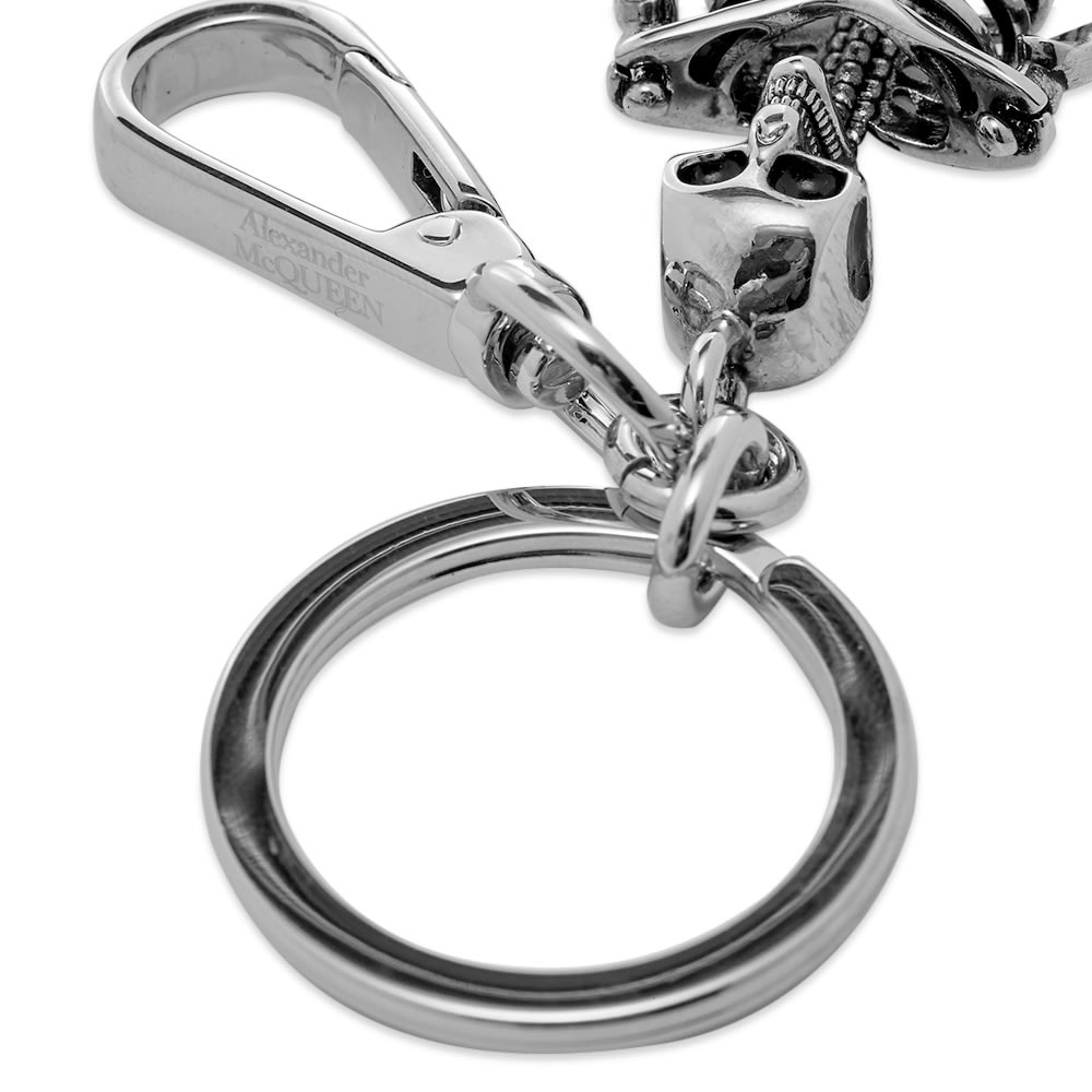 Alexander McQueen Dancing Skeleton Keyring - 3