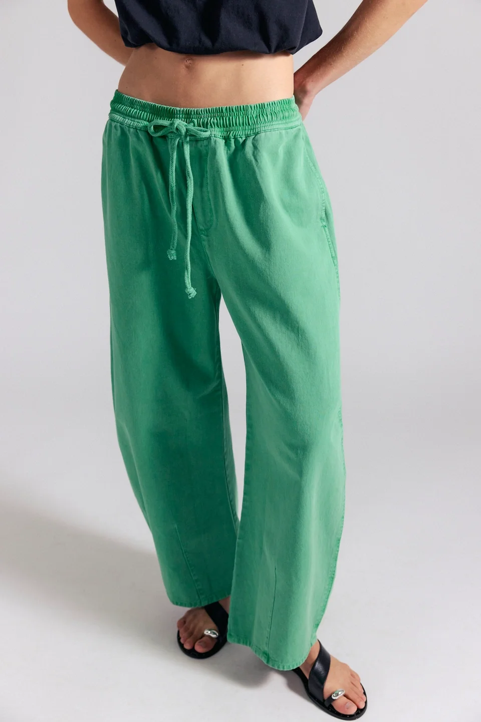 Lex Pull-On Barrel Pants - 1