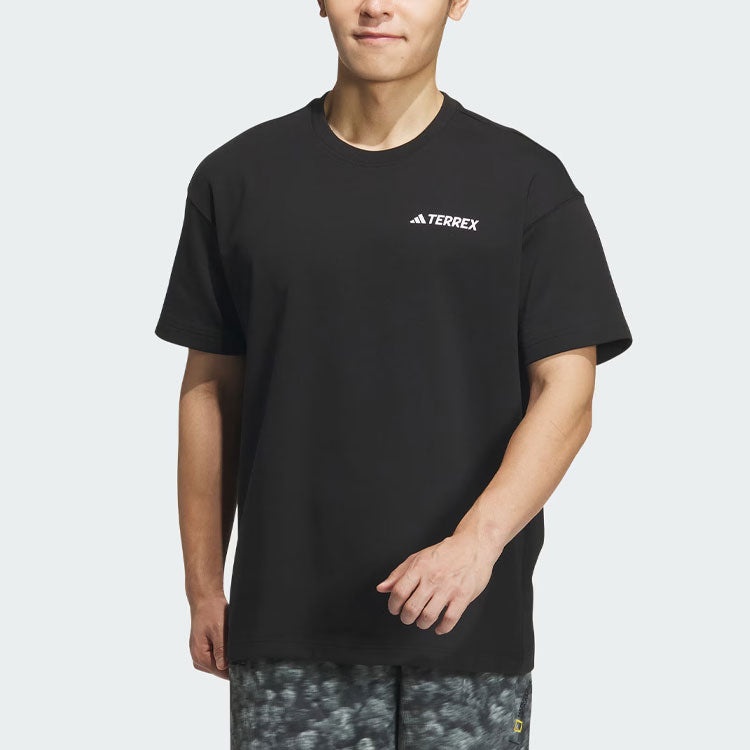 adidas National Geographic AEROREADY Graphic Tee 'Black' IS9515 - 3