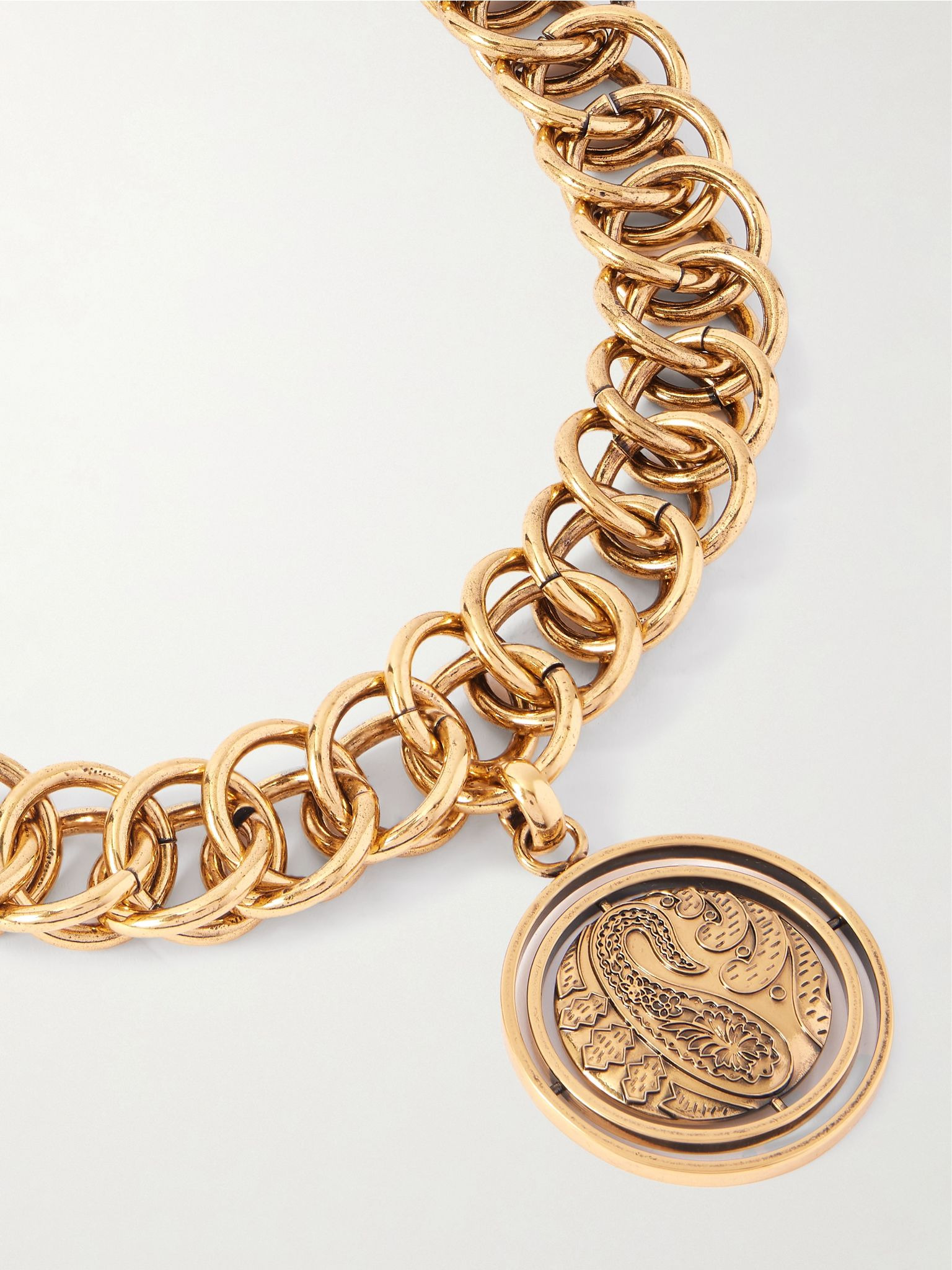 Gold-tone necklace Gold - 4