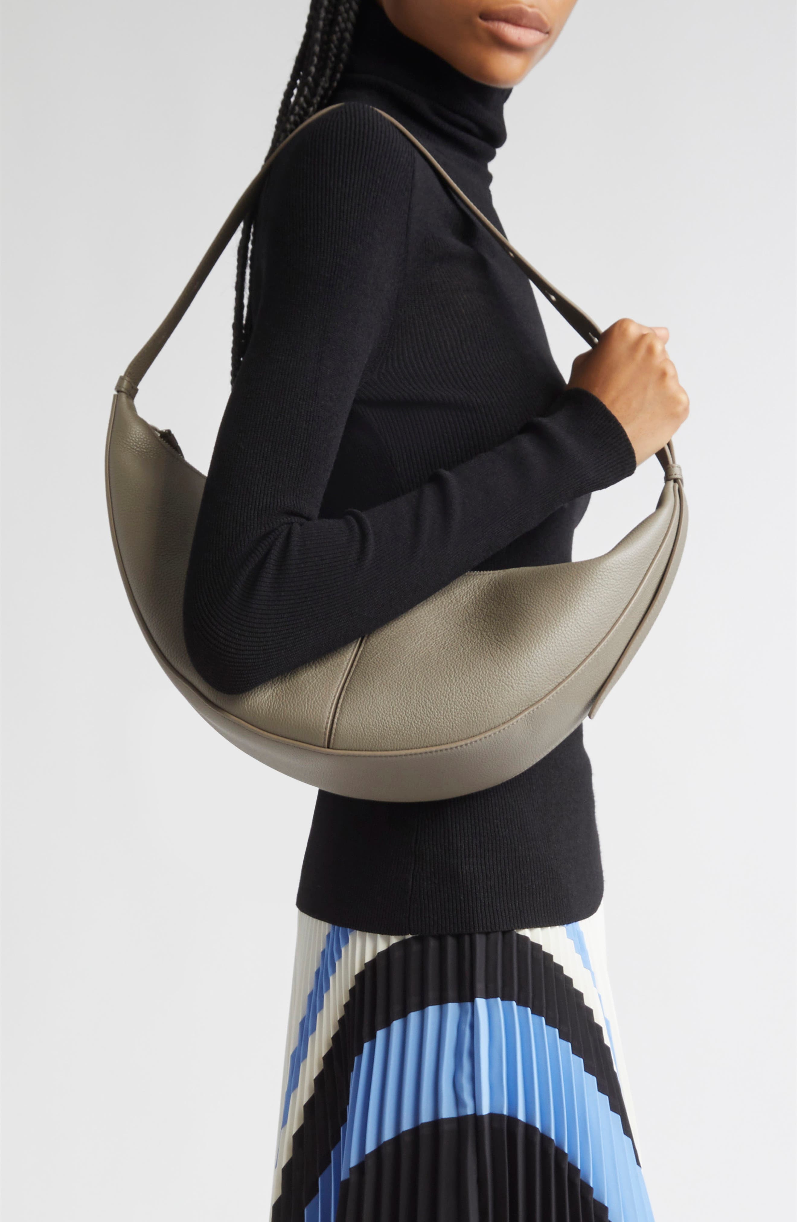 Proenza Schouler Slide Pebbled Leather Shoulder Bag in Slate at Nordstrom - 2