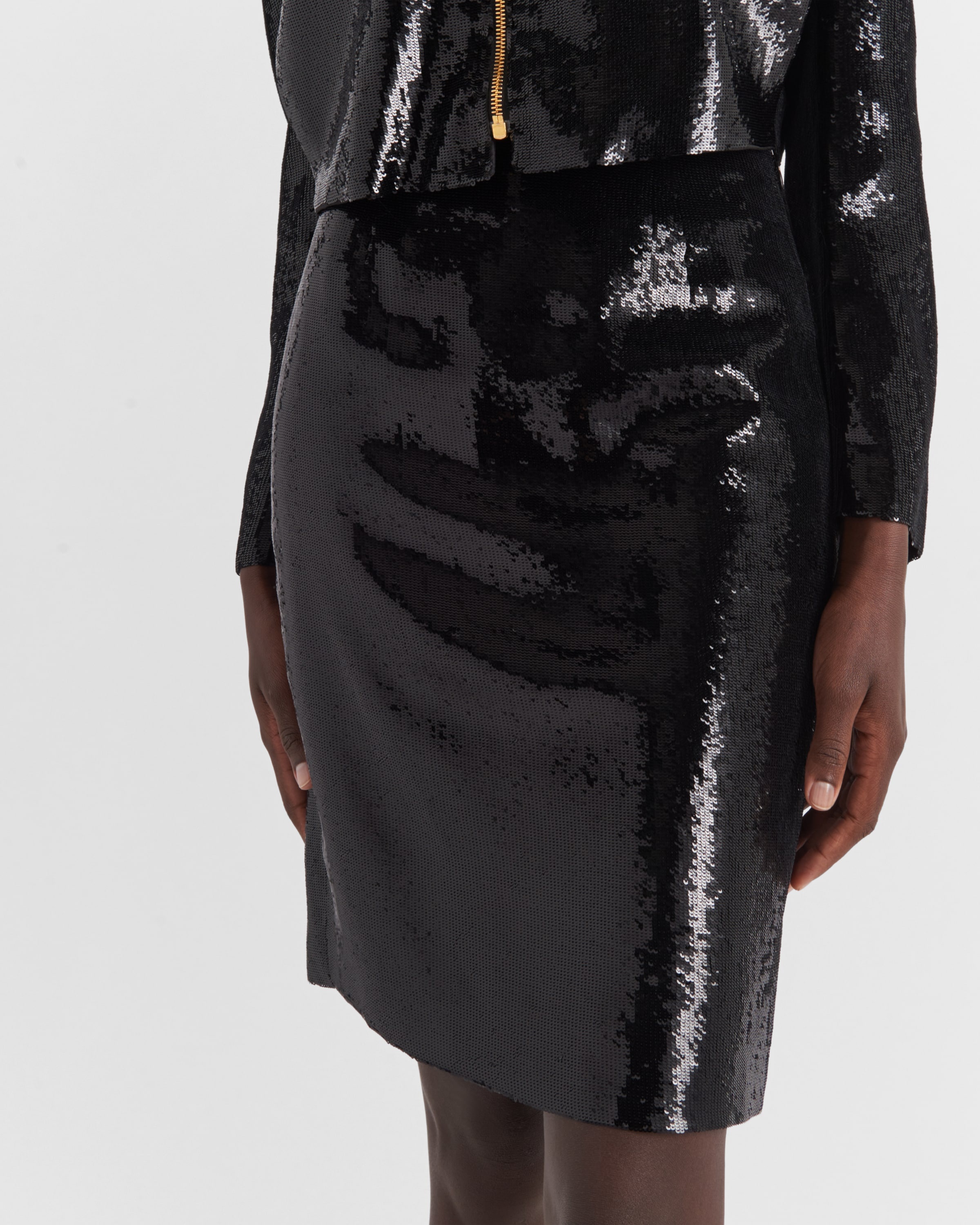 Sequined midi-skirt - 4