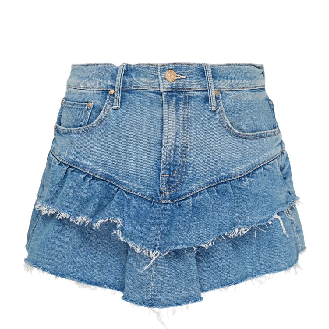 Ruffle Mini Skirt - 1