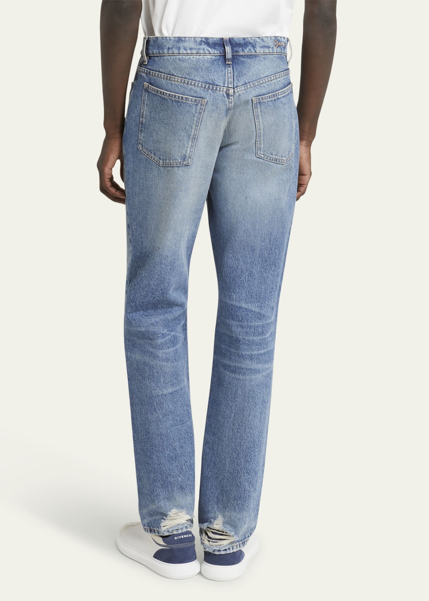 Men's Faded Straight-Leg Jeans - 3