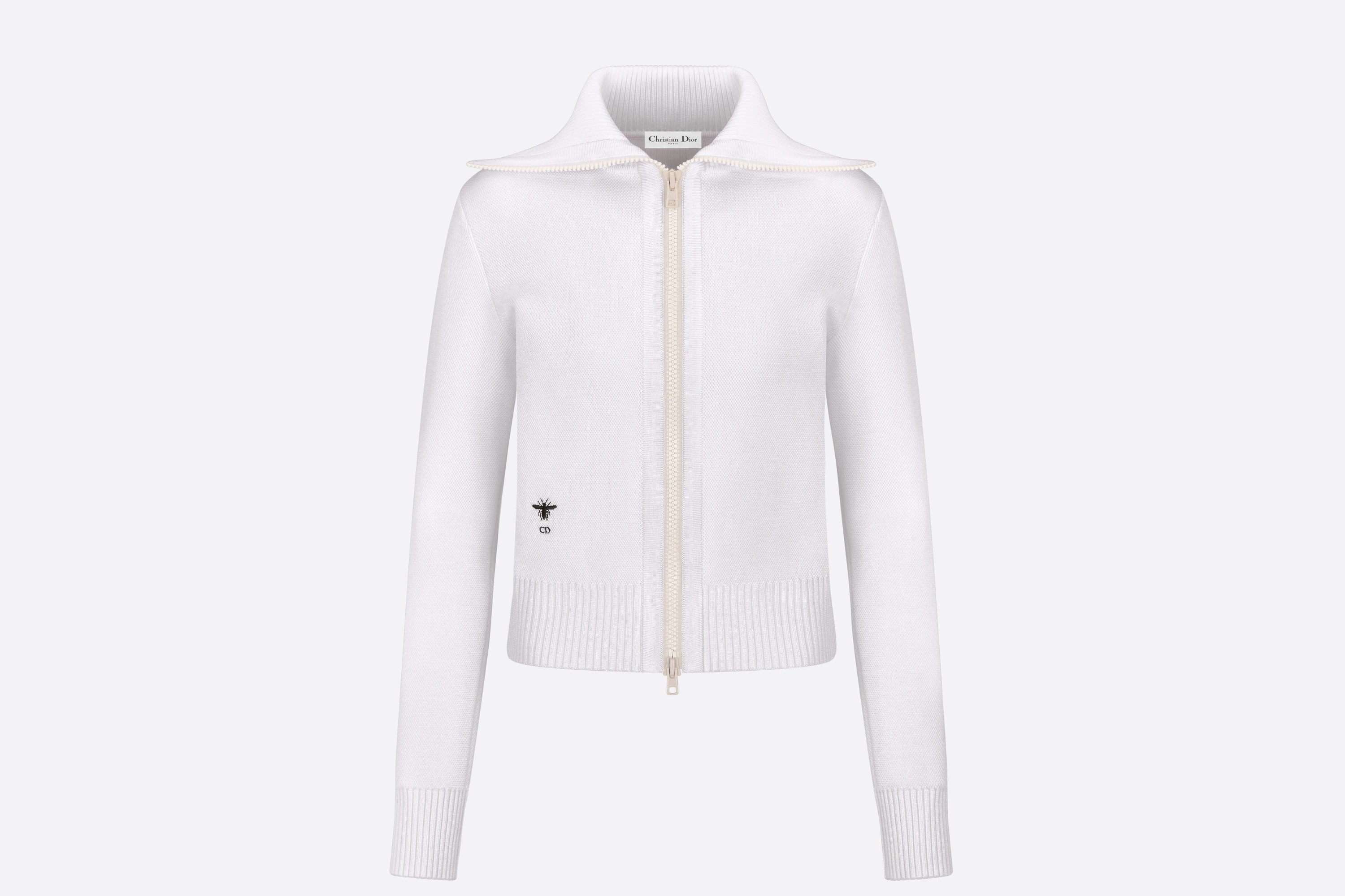 High-Collar Bomber Jacket - 1