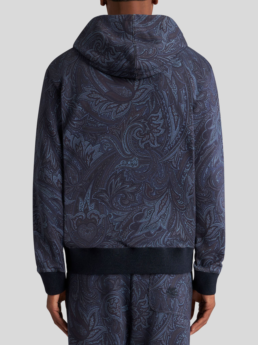 PAISLEY HOODED SWEATSHIRT - 5