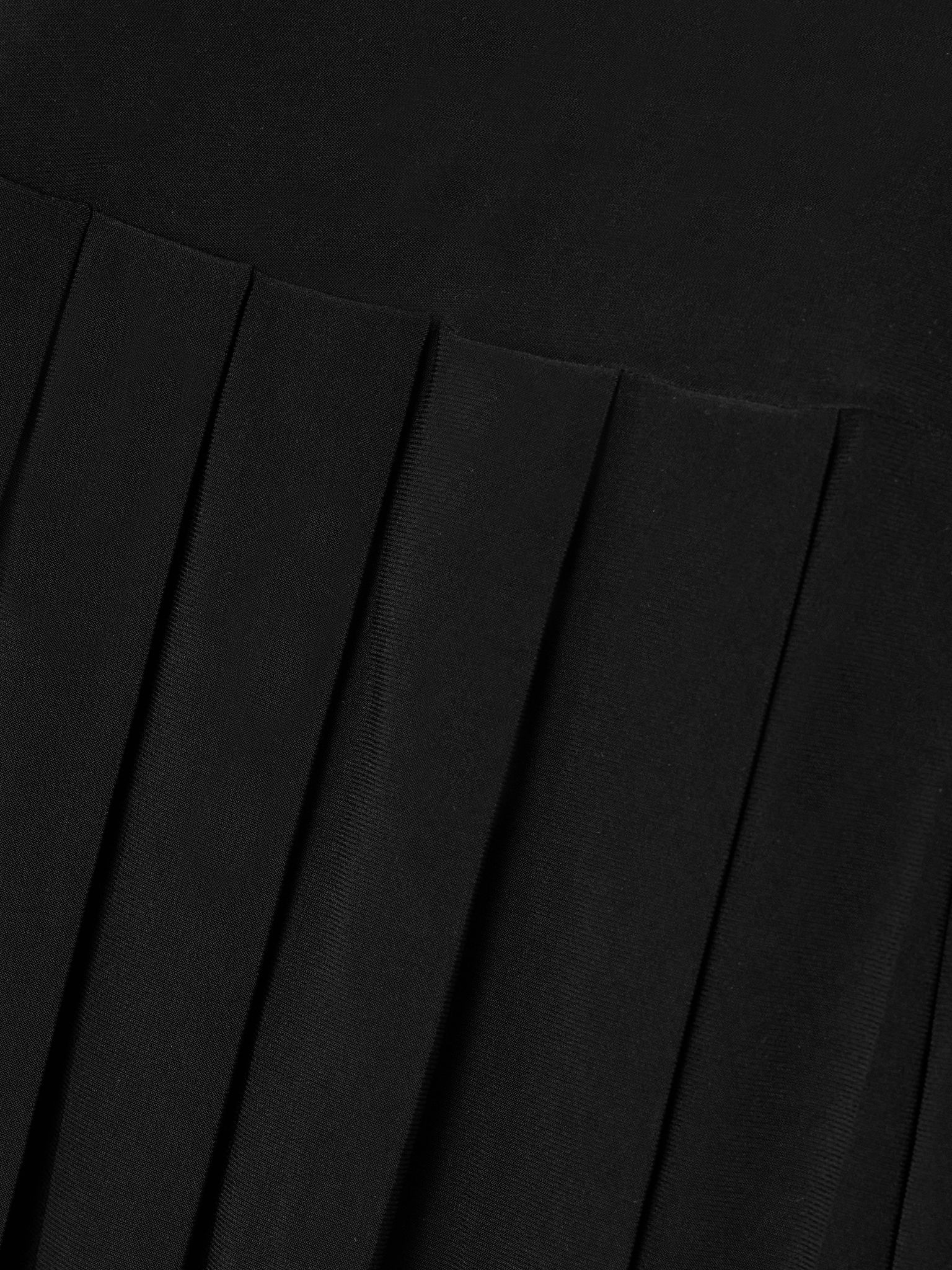 Pickleball pleated jersey tennis skirt Black - 4