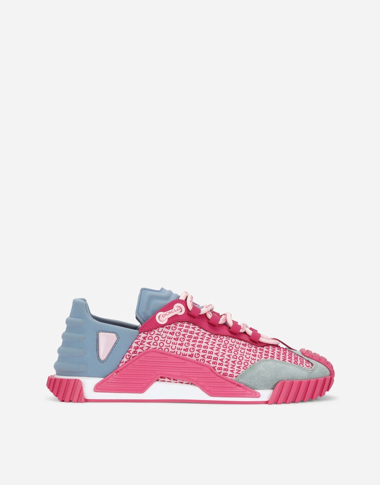 Mixed-materials NS1 slip-on sneakers - 1