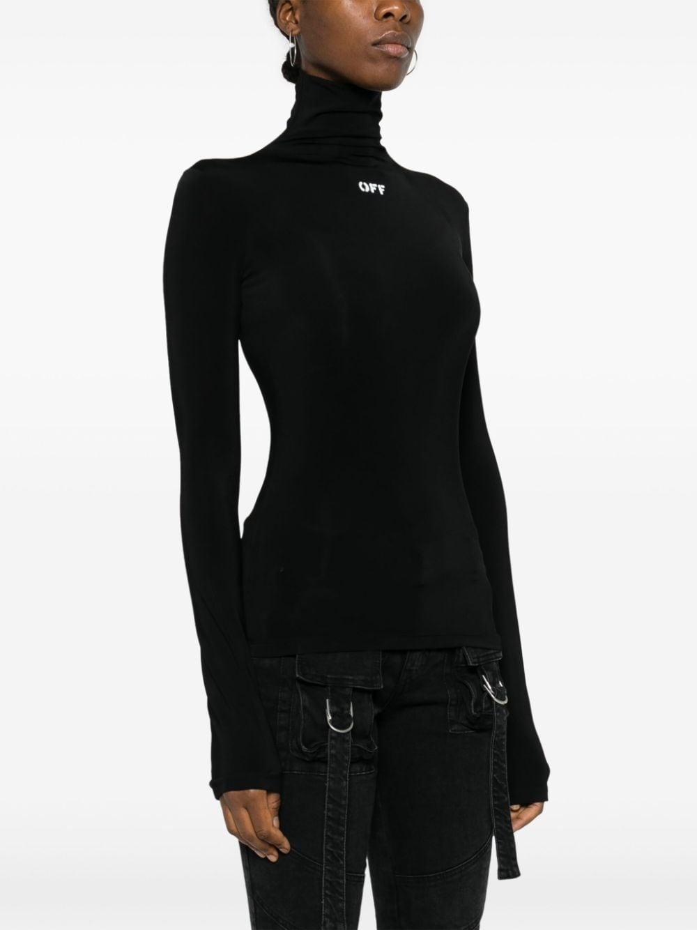 Off-Stamp high-neck top - 3