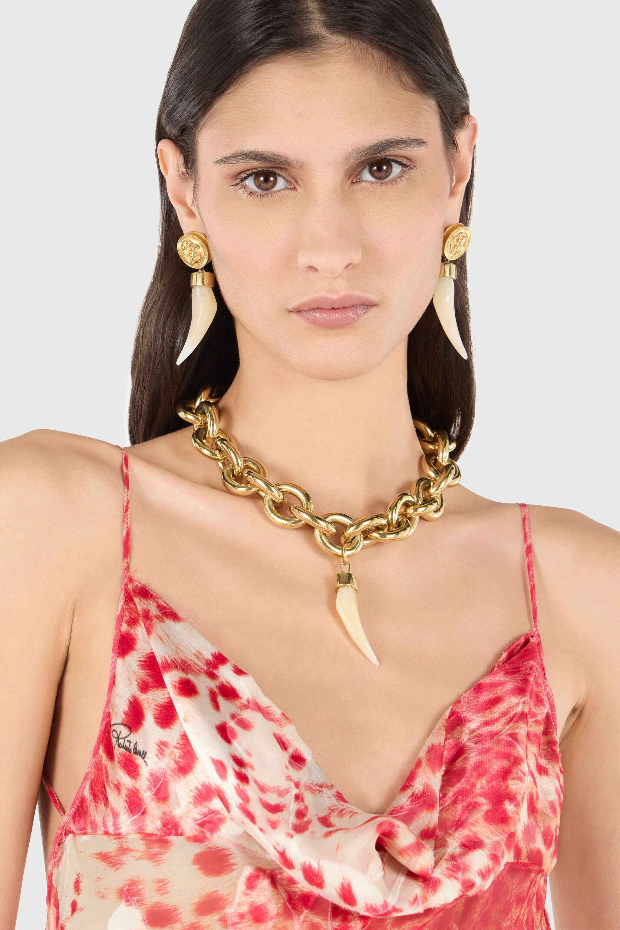 Necklace With Fang Charm - 2