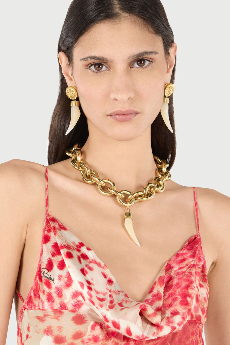 Roberto Cavalli Necklace With Fang Charm outlook