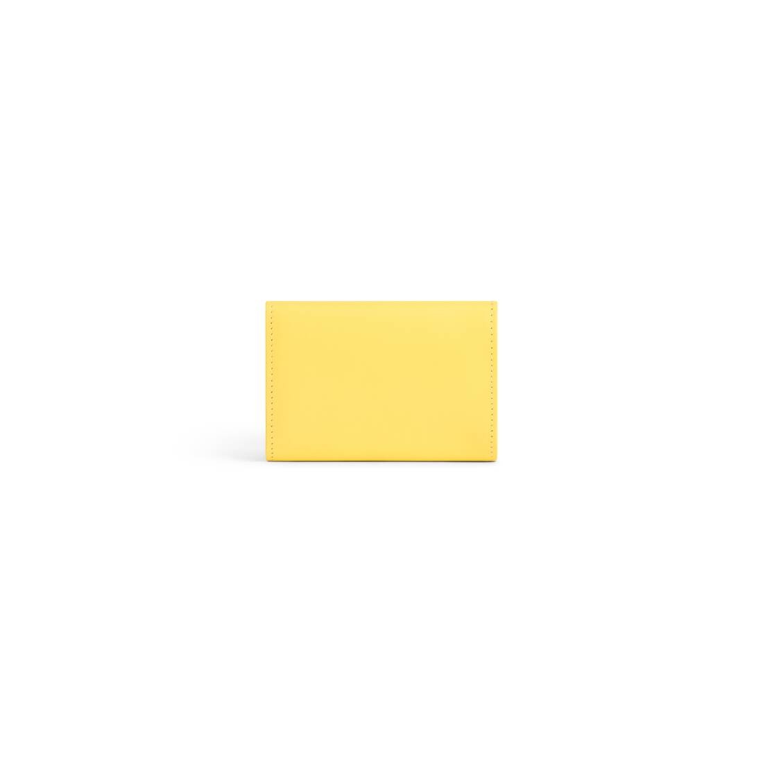 Women's Envelope Mini Wallet  in Yellow - 3