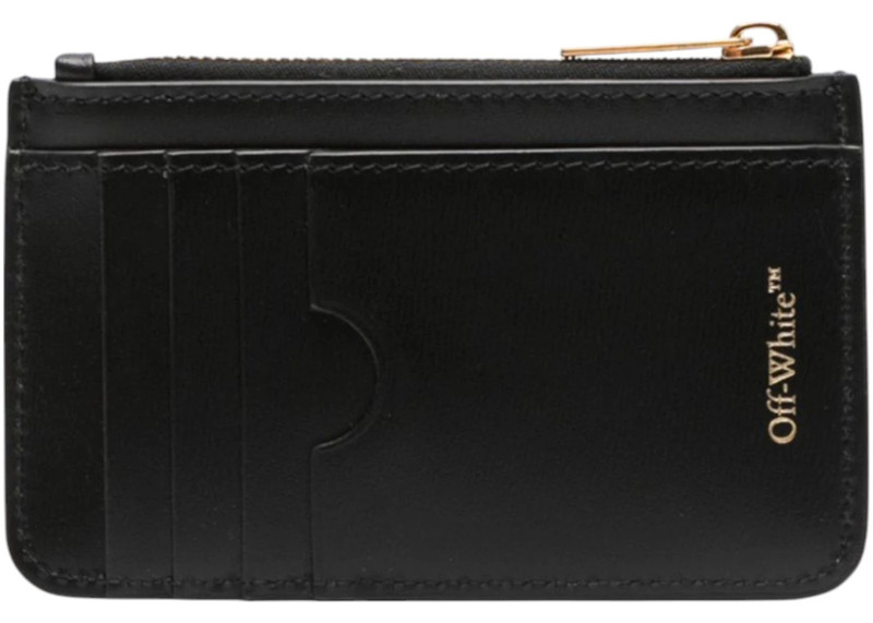Off-White OFF-WHITE Jitney Zipped Card Case Black outlook