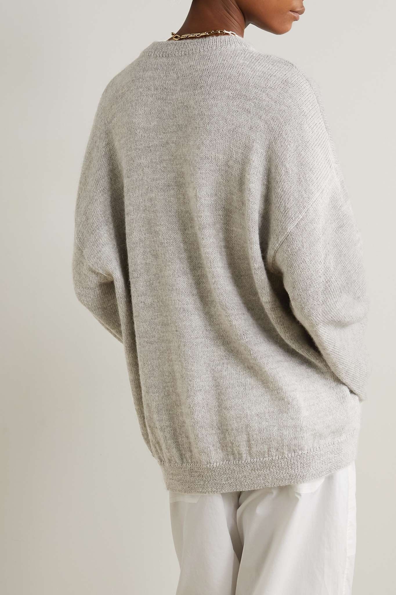 Alpaca and wool-blend sweater - 3