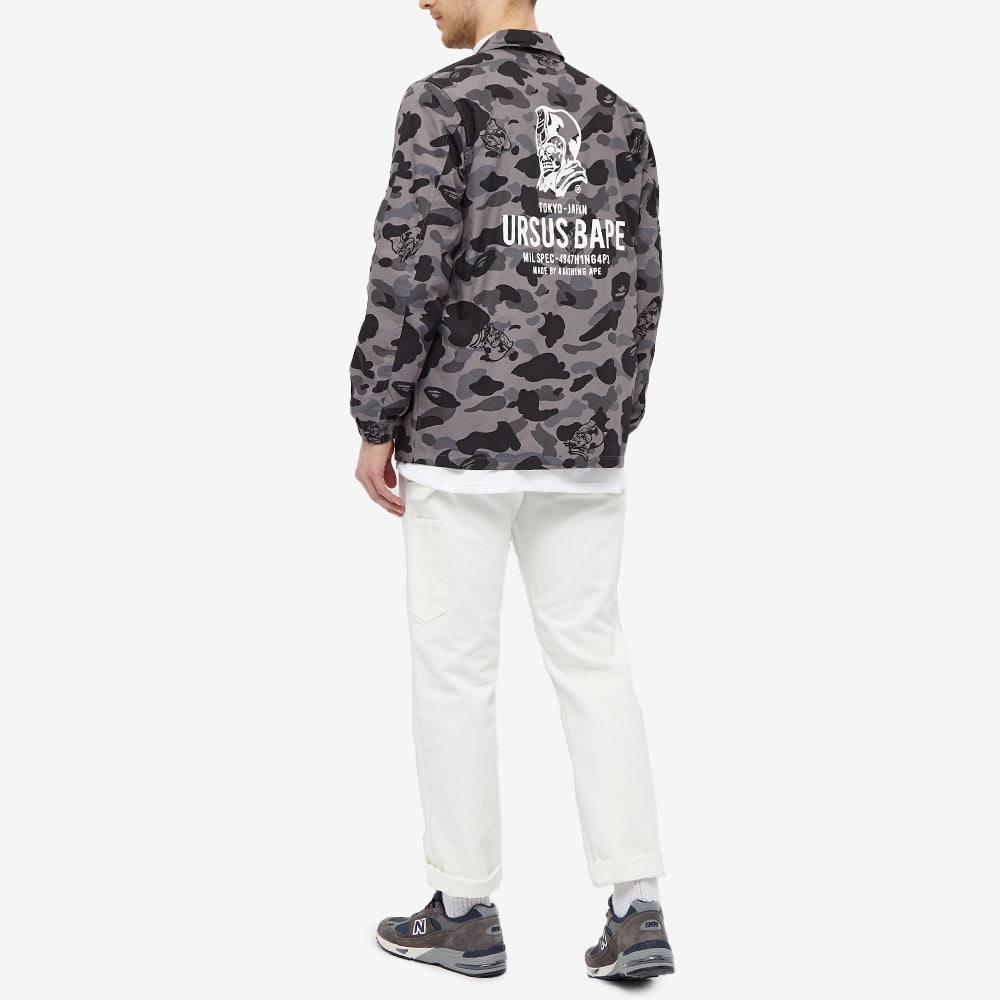 A Bathing Ape Ursus Camo Coach Jacket - 7