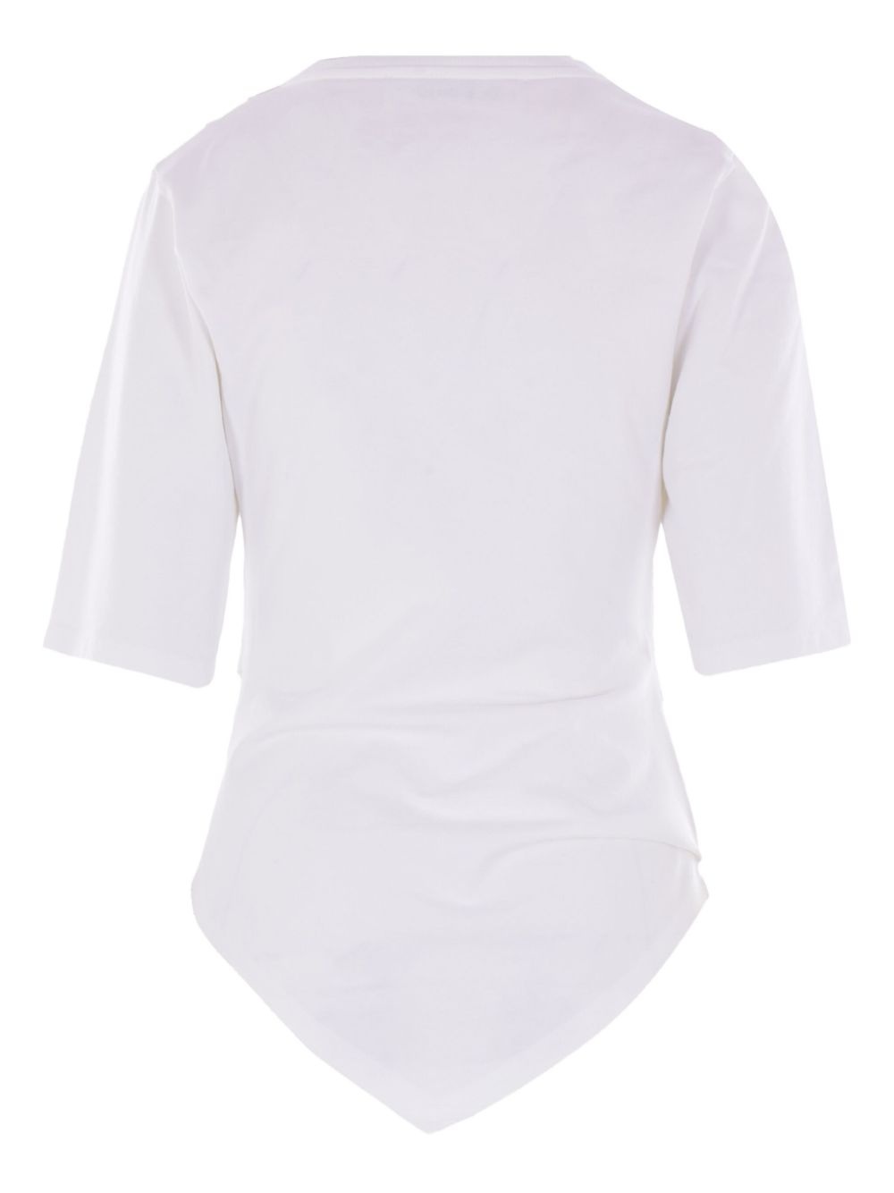 asymmetrical cotton T-shirt - 2