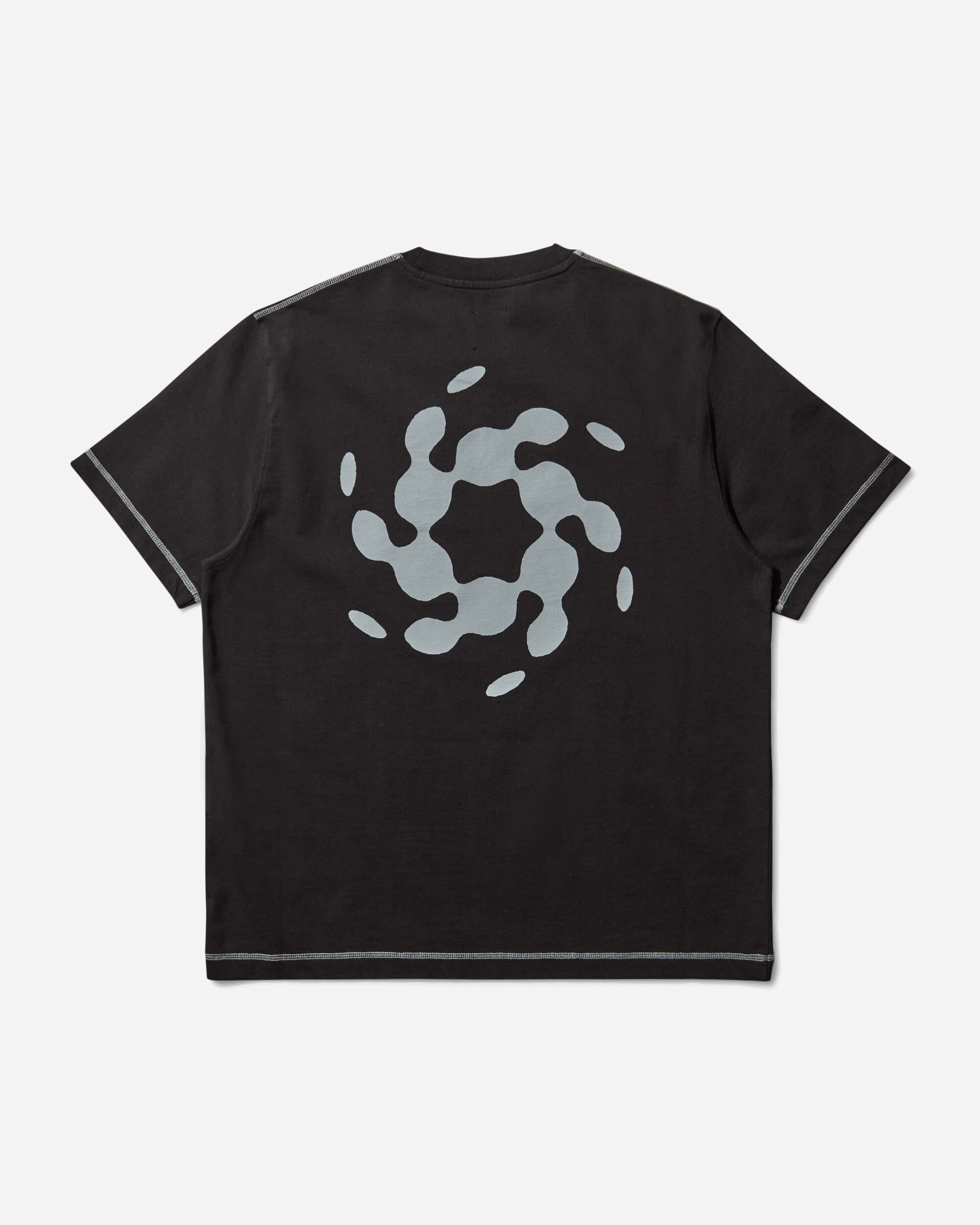 Men's Info Stitch Organic T-Shirt Black - 2