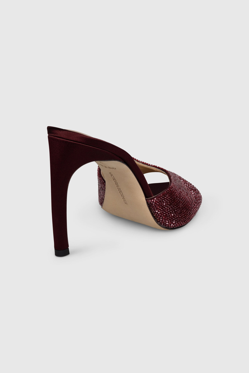 Harlow Open Toe Mule 100 Beaded Satin 3