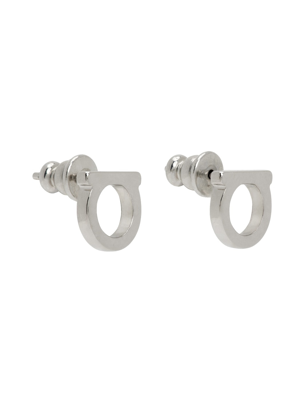 Silver Gancini Pearl Earrings - 2