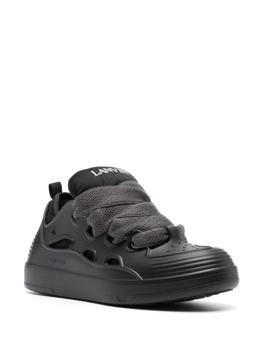 Curb removable-insole sneakers - 2