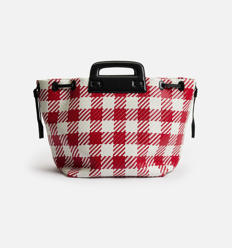 Braided Accordeon Basket Bag 5