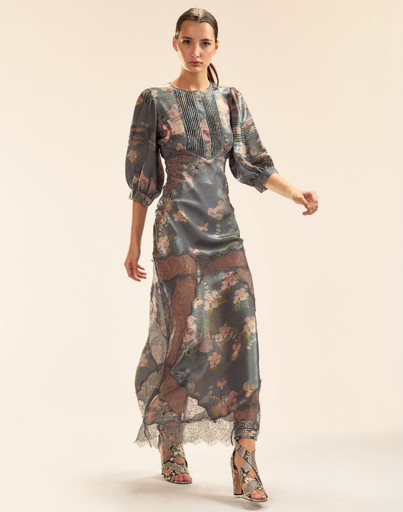 Claud Silk Lamé Dress 1
