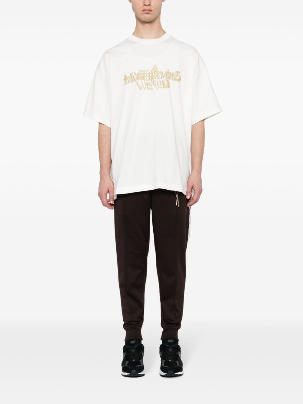 logo-print cotton T-shirt - 3