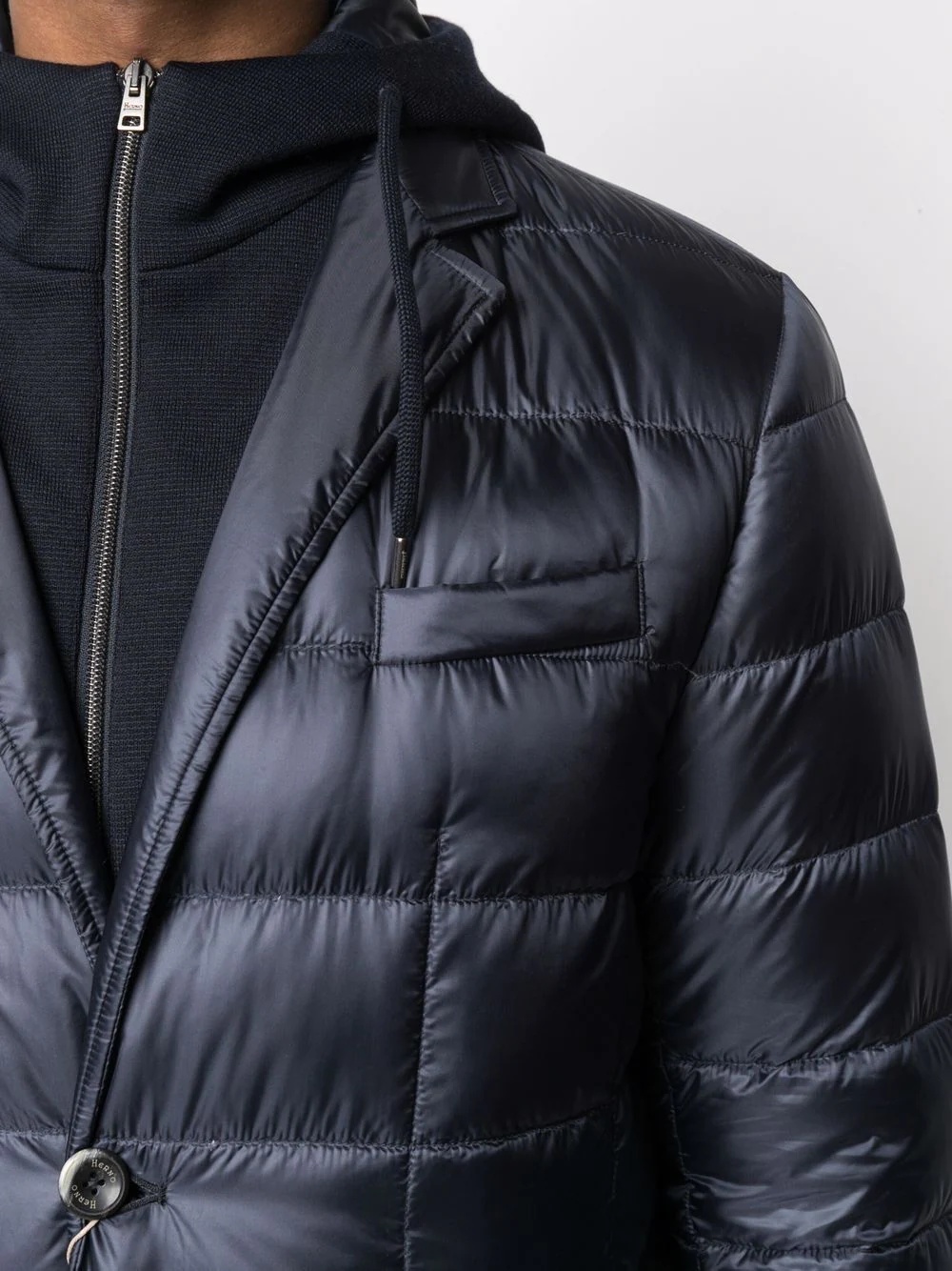 layered padded jacket - 5