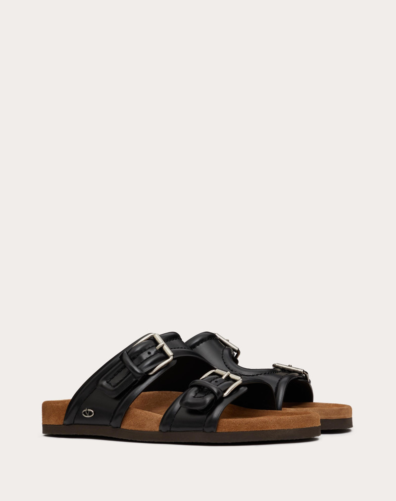 FUSSFRIEND CALFSKIN LEATHER SLIDE SANDAL 2