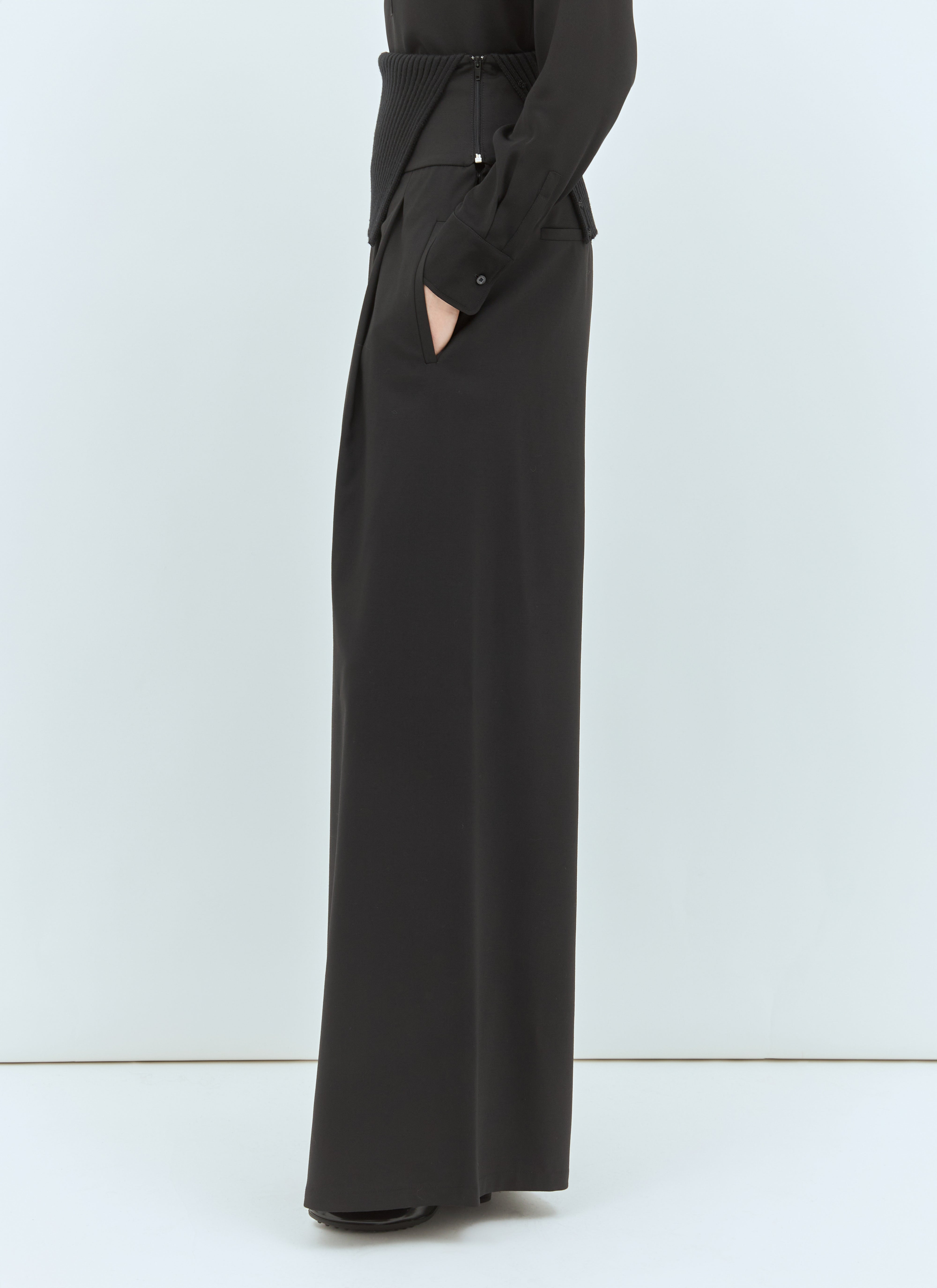 Max Mara Women Long Stretch Wool Pants - 4