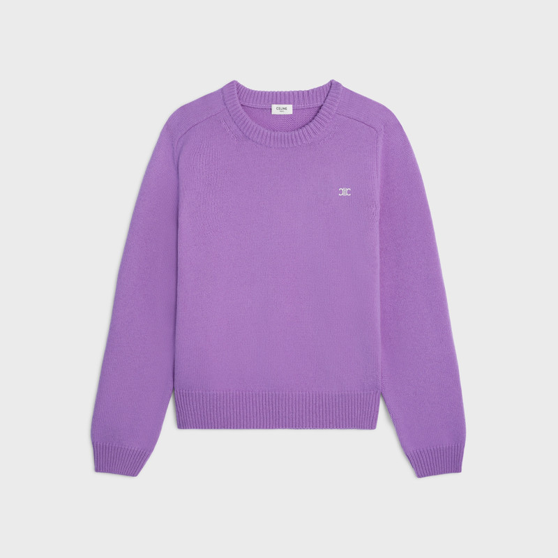 crewneck sweater IN WOOL AND CASHMERE 1