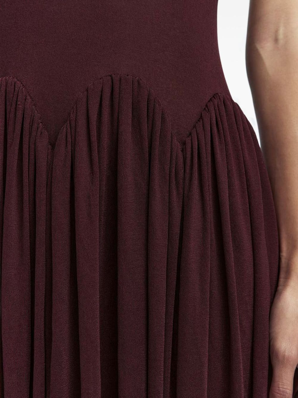 hip-gathered dress - 5